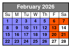 Segway Tour February Schedule