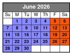 Segway Tour June Schedule