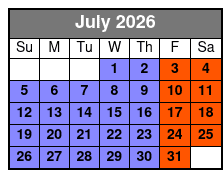 Segway Tour July Schedule