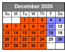 Segway Tour December Schedule