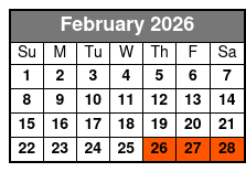 1:30pm 2hr Guided Segway Tour February Schedule