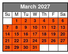 Beach Photography Session March Schedule