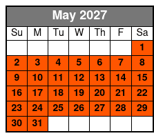 Beach Photography Session May Schedule