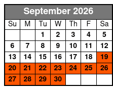 Shell Key Clear Kayak Glow in the Dark Tour September Schedule