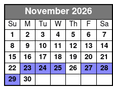 Shell Key Clear Kayak Glow in the Dark Tour November Schedule