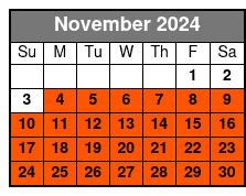 Tampa Historic Tour November Schedule