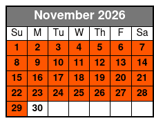 Tiki Boat - Downtown Tampa - The Only Authentic Floating Tiki Bar November Schedule