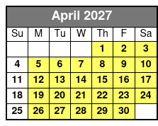 Tampa Kayak Tour at Shell Key with Capt Yak April Schedule