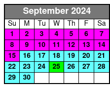 Dolphin Quest Cruise September Schedule