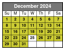 Dolphin Quest Cruise December Schedule