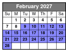 Private Kayak Adventure Via Mangrove Tunnels in Tierra Verde February Schedule