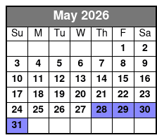 Dolphin Cruise May Schedule