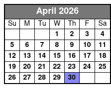 Shell Key Island Camping April Schedule
