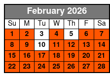 Shell Key Ferry February Schedule