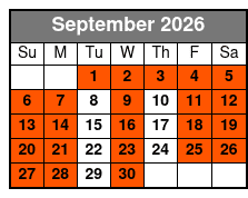 Shell Key Ferry September Schedule