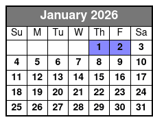 Array Pigeon Forge Variety Show January Schedule