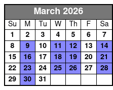 Array Pigeon Forge Variety Show March Schedule