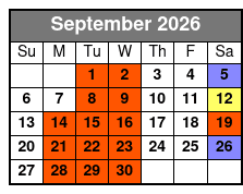 Array Pigeon Forge Variety Show September Schedule