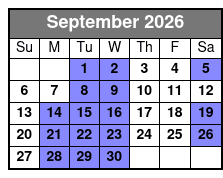 Array Pigeon Forge Variety Show September Schedule