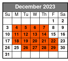 Illusionation December Schedule