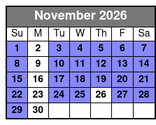 Pigeon Forge Off Road ATV Tour November Schedule