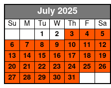 Smoky Mountain Triple Play July Schedule