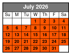 Wildside Guided Off-Road UTV Adventure July Schedule