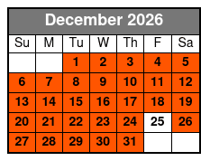 Wildside Guided Off-Road UTV Adventure December Schedule