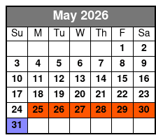 Ride with a Guide UTV Tour May Schedule