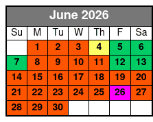MegaZip Tour June Schedule