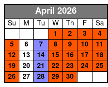 Country Tonite Show April Schedule