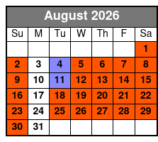 Country Tonite Show August Schedule