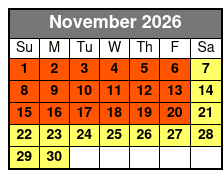 Dolly Parton's Stampede Christmas Celebration November Schedule