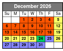 Dolly Parton's Stampede Christmas Celebration December Schedule