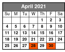 Dollywood April Schedule
