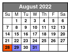 Dollywood August Schedule