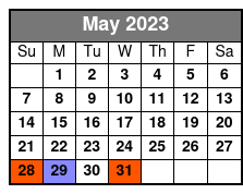 Dollywood May Schedule