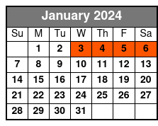 Dollywood January Schedule
