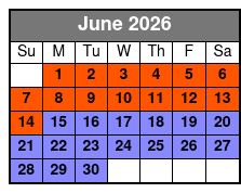 Dollywood June Schedule