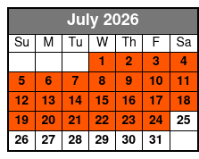 Ripley's Aquarium of the Smokies July Schedule