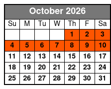 Ripley's Aquarium of the Smokies October Schedule