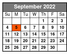 Dollywood's Splash Country Waterpark September Schedule