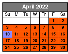 Mountain Valley Tour April Schedule
