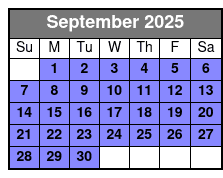 Gatlinburg Tour September Schedule