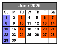 Steven Best's Unbelievable Magic Shows Pigeon Forge, TN June Schedule