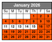 Titanic Pigeon Forge Museum Admission (Reservation Required) January Schedule