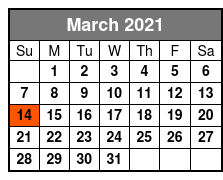 Heritage Carriage Rides March Schedule