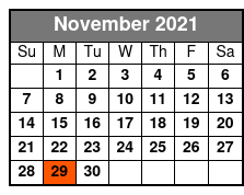 Heritage Carriage Rides November Schedule