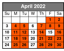 A Tribute to Conway Twitty April Schedule