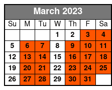 A Tribute to Conway Twitty March Schedule